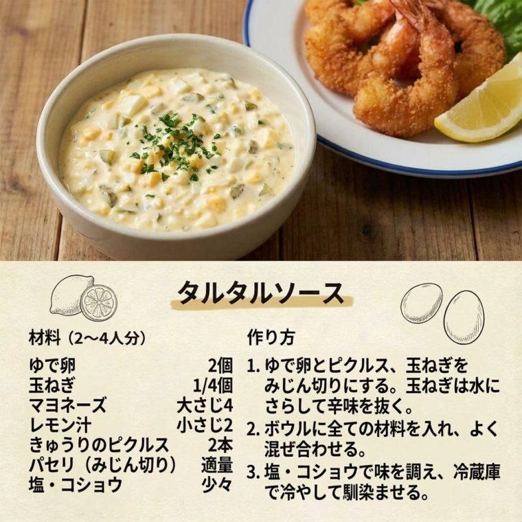タルタルソースレシピ